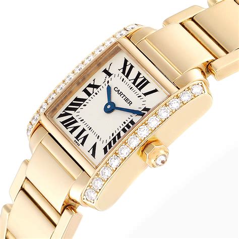 womens gold cartier watch|cartier gold watch with diamonds.